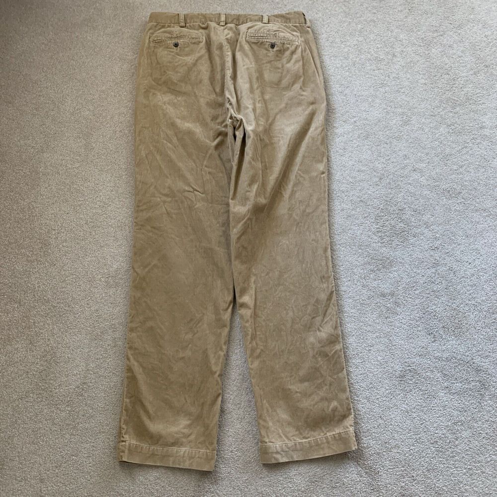 Vtg Polo Ralph Lauren Mens Sz 38X34 (Fits 36x33) Prospect Corduroy Pants‎ Beige - Picture 9 of 10